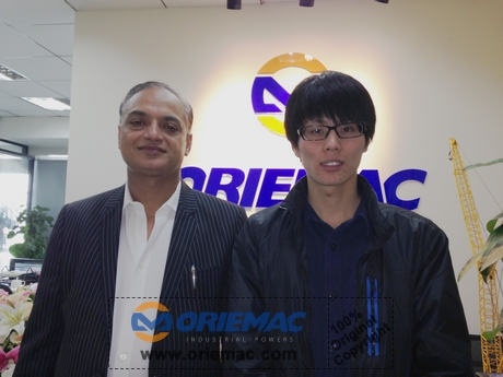 2015-03-25 New Zealand Customer Visited Our Office for Meeting on Trailer and Crane