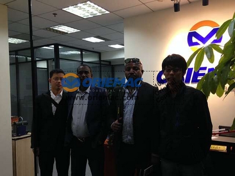 Ethiopia Clients Visited Our Office for Meeting On Trucks and Trailers