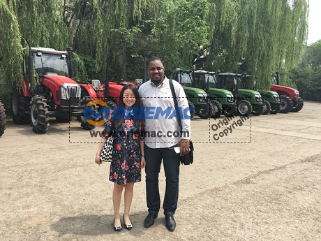Guinea Customer Visited Lutong Factory For Farm Tractor
