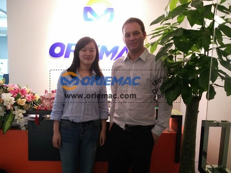 Agentina Client Visited Oriemac Office for JinKui Tower Crane
