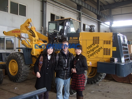 Brazilian Client Visited Changlin Factory for Wheel Loader ZL30H_4