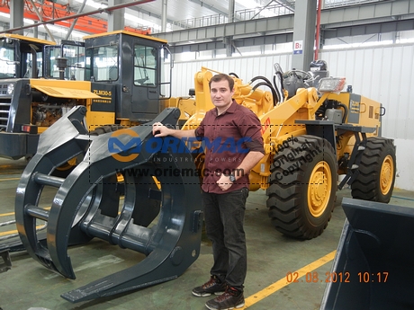 Brazilian Client Visited Changlin Factory for Wheel Loader ZL30H_4