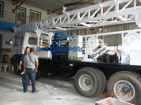 Ethiopian Client Visited Binzhou Factory for Water Well Drilling Rigs_2