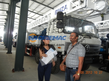 Ethiopian Client Visited Binzhou Factory for Water Well Drilling Rigs_3