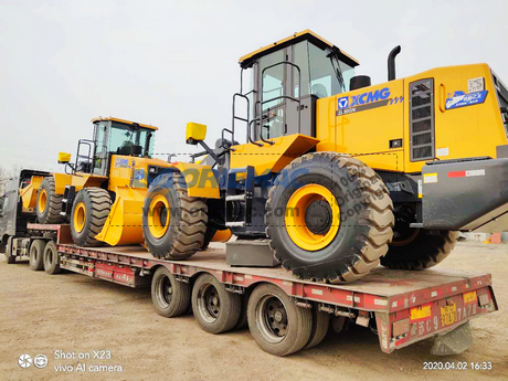 Bangladesh 4 XCMG ZL50GN Wheel Loader 4 HOWO Dump Truck (3)