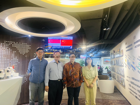 Singapore Client Visited ORIEMAC Office