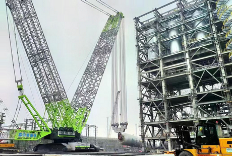 SANY Crawler Crane Lifts Nearly Ten Thousand Tons in Just 6 Days!