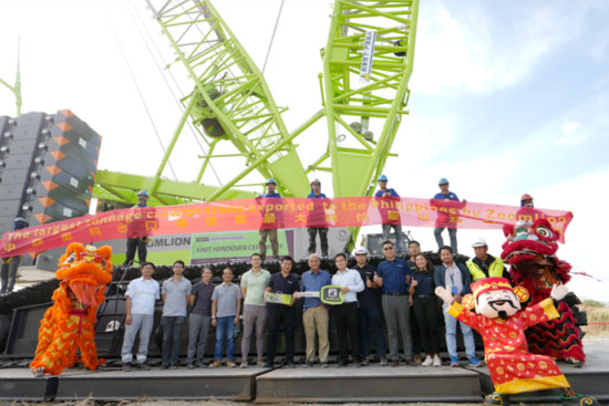 ZOOMLION ZCC11800: Largest Crawler Crane Enroute to the Philippines!