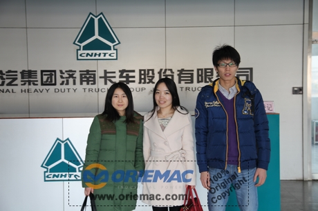 2014-12-08 Oriemac Colleagues Visited SINOTRUK Factory for Truck Cooperation_2