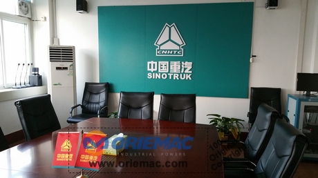 2014-12-08 Oriemac Colleagues Visited SINOTRUK Factory for Truck Cooperation_3