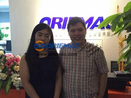 Singapore Customer Visited Our Office for XCMG Truck Trane XCT80_1