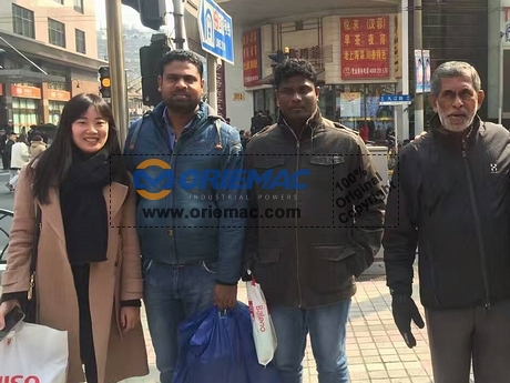 Sri Lanka Customer Visit Shanghai for Wheel Loader