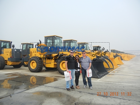 Brazilian Clients Visited Changlin Factory for Exavator & Grader_3