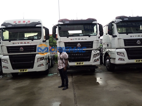 Sierra Leone Client Visit Oriemac Office and Sinotruck Factory for Dump Truck_2