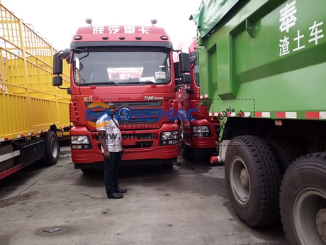 Sierra Leone Client Visit Oriemac Office and Sinotruck Factory for Dump Truck_4