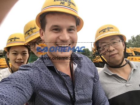 Hungary Client Visited Oriemac Office & Lonking Factory_5