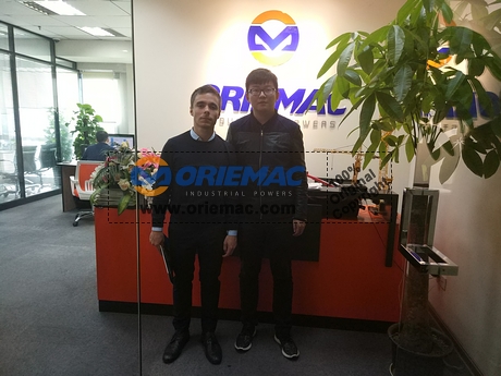 Argentina Client Visit Oriemac Office for Excavator