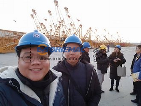 Philippines Customer Visit XCMG Factory for Crawler Crane_4