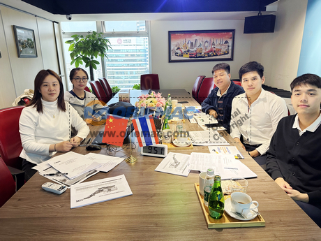 Thailand Clients Visited ORIEMAC Office and XCMG Factory