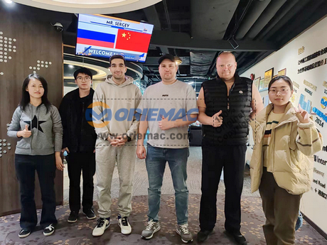 Russia Clients Visited ORIEMAC Office