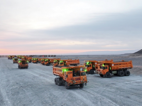 ZOOMLION's Unmanned Mining Trucks Deployed at Xinjiang Mine