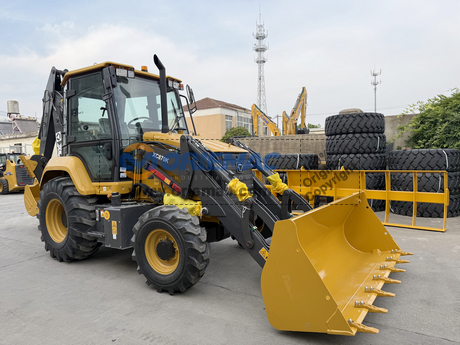 Mexico - 1 Unit XCMG Backhoe Loader XC870K & XMR110 Light Weight Compactor