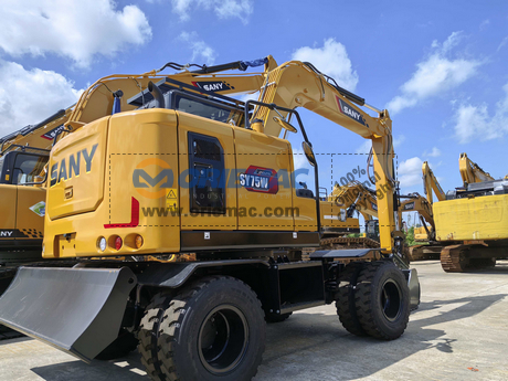French Guiana - 1 Unit SANY SY75W Excavator