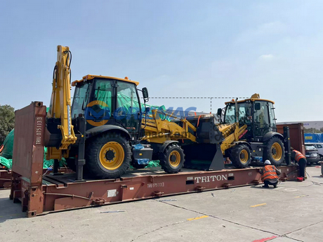 Mexico - 2 Units LIUGONG CLG777A Backhoe Loader