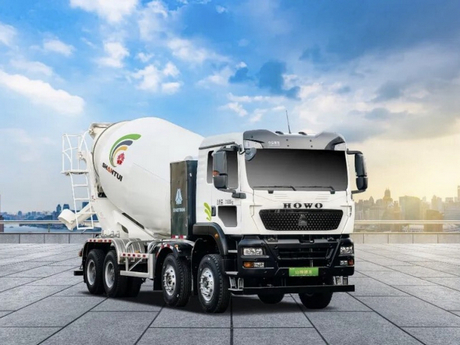 SHANTUI’s All-Electric Concrete Mixer Trucks Support Low-Carbon Construction Development
